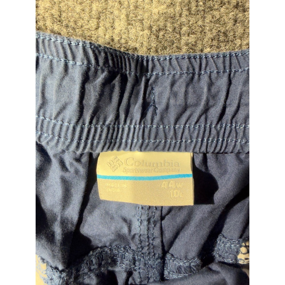 Columbia Shorts Mens 44W Blue Excellent Regular Fit Cotton Drawstring Outdoor - Picture 3 of 9
